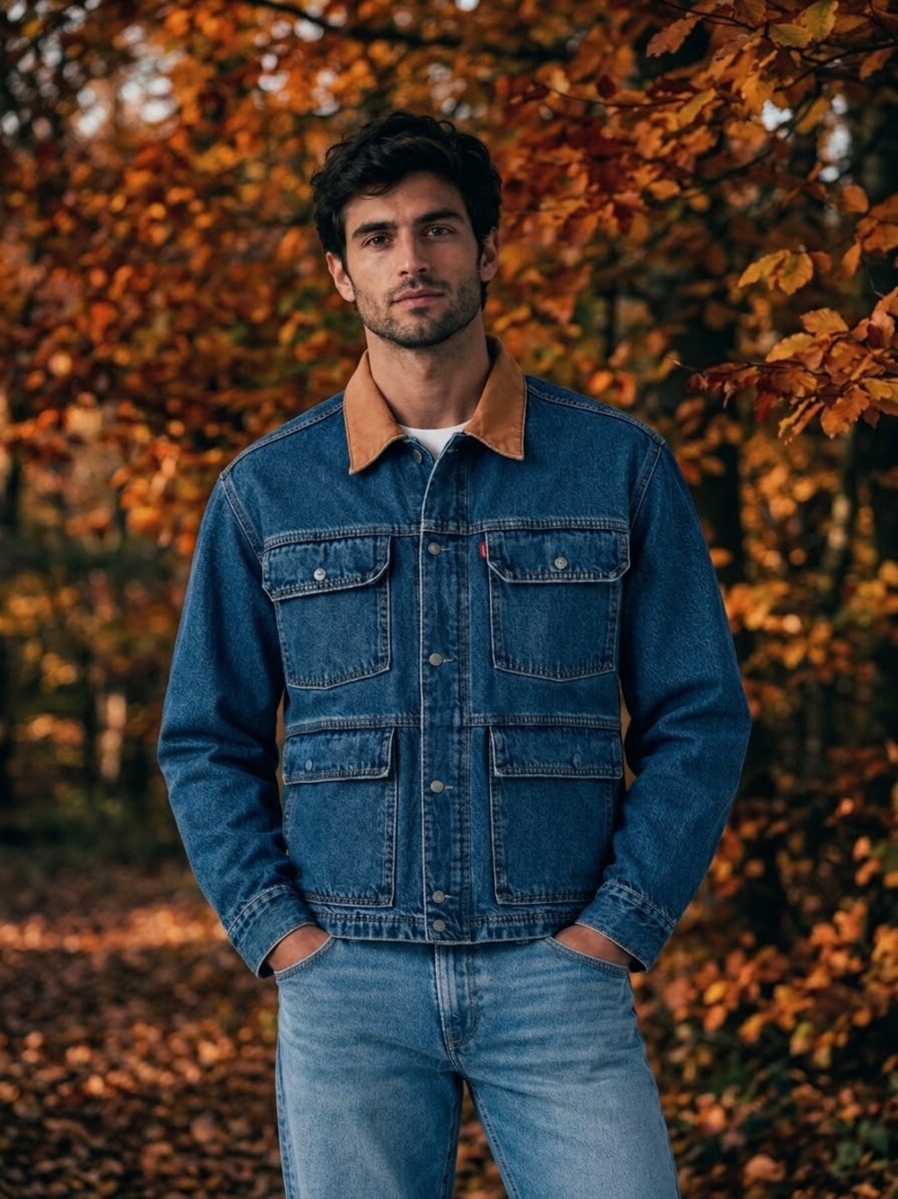 Levi's Mens Easy Port Barn Denim
Jacket size XL